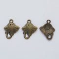 Manta Ray Charm In 5 Metal Finishes For Jewelry Making view 6
