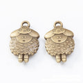 Cartoon Sheep Charm Pendants in Four Metallic Finishes view 7