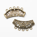 Floral Curved Chandelier Connector in Two Antique Finishes view 5