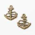 2-Finish Rope Wrapped Anchor Metal Jewelry Components for Crafts view 5