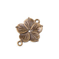 Layered Flower Connector Metal Component in 4 Distinct Finishes for Jewelry Making view 6