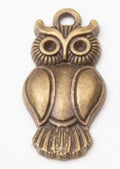 Long Owl Pendant with Recessed Wing Panels in Four Finishes view 6