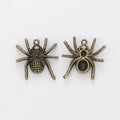 Detailed Spider Charm Metal Pendant for Jewelry Making view 7