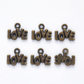 Love Word Two-Loop Connector in 2 Pictured Finishes view 5