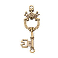 Crown Bow Key Connector Alloy Jewelry Making Component in 3 Finish Options view 7