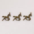 Running Horse Charm in 4 Metal Finishes for Jewelry Making view 6