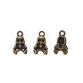 Skull and Crossbones Metal Charm in 2 Pictured Finishes view 5