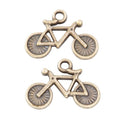 Bicycle Metal Charm Pendant in Four Pictured Finishes view 7