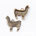 Patterned Llama Charm Metal Jewelry Making Pieces In 4 Styles view 6