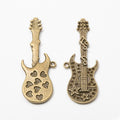Electric Guitar Charm in 2 Metal Finishes for Jewelry Making view 6