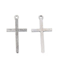 Vintage Simple Cross Charm in 2 Finishes for DIY Jewelry Making view 5