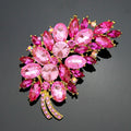 Pink Purple Feather Six Designs Metal Brooch Pin for Jackets and Lapels view 10