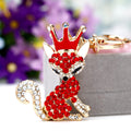 Mixed Crown Tassel and Crown Fox Keychains in Six Pictured Styles view 11