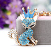 Sky-Blue Crown-Fox