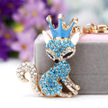 Mixed Crown Tassel and Crown Fox Keychains in Six Pictured Styles view 8