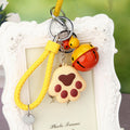 Cat Paw Pom Pom and Bell Wrist Strap Keychains in Thirteen Options view 9