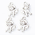 Chinese Zodiac Dog Figure Charms in Four Metal Finishes view 3