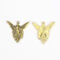Winged Angel Metal Charms in Four Vintage Finishes view 3