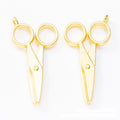 Scissors Metal Charm 3 Finish Options Craft Supply view 3