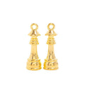 Chess Bishop Metal Charm in 3 Distinct Finishes for Jewelry Making view 3