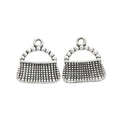 Textured Handbag Metal Charms in Two Antique Finishes view 3