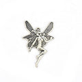 Winged Fairy Charm in Two Antique Metal Finishes for Jewelry view 3