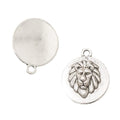 Vintage Lion Head Medallion Charm in 2 Finishes for DIY Jewelry Making view 3