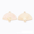 Fan And Lantern Connector Charm in 2 Finishes for Jewelry Making view 3