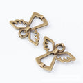 5-Finish Open Angel Bead Metal Jewelry Components for Crafts view 3
