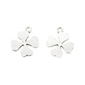 Four Leaf Clover Metal Charm Pendant For Jewelry Making view 3
