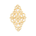 Filigree Diamond Metal Connectors in Four Finish Options view 3