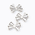 Bow Charm in 3 Finishes Metal Component for Jewelry Making view 3