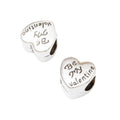 Be My Valentine Heart Bead in 2 Metal Finishes for Jewelry Making view 3