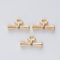 Graduate Scroll Metal Pendant Charms in 5 Distinct Finishes view 3