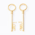 Love Word Key Metal Charms In Five Antique Finishes view 3