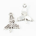 Maple Leaf-Shaped Metal Charm Pendants in 2 Finishes view 3