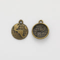 Small World Map Charm Metal Pendant for Jewelry Making view 3