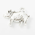 Spotted Pig Metal Charm Pendant For Jewelry Making view 3