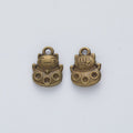 Lucky Cat Charm With Coin Details Metal Jewelry Making Pieces view 3