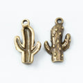 Cactus Charm Assortment in 3 Metal Finishes for Jewelry Making view 3