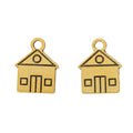 House Metal Charms in Two Antique Finishes for Jewelry Making view 3