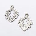 Openwork Maple Leaf Metal Charm Pendant For Jewelry Making And Craft Projects view 3