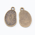 2-Finish Oval Clock Metal Jewelry Components for Crafts view 3