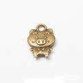 Chinese Zodiac Animal Metal Charms in Antique Bronze and Silver view 3