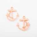 Nautical Anchor Charm in 3 Metal Finishes for Jewelry Making view 3