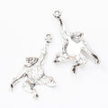 Swinging Monkey Metal Charm 2 Finish Options Craft Supply view 3