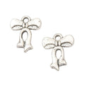 Long-Tail Bow Metal Charm in 2 Pictured Finishes Jewelry view 3