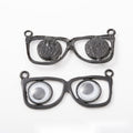 Black Eyeglasses Frame Connector Charms In Two Styles view 3