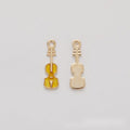 Colorful Enamel Violin Metal Charm in Five Colors Jewelry Component view 3