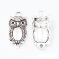 Owl Oval Bezel Tray Connector in Two Antique Finishes view 3